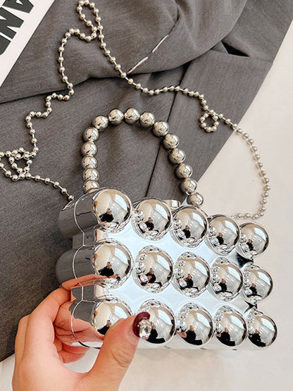 Beaded Geometric Shiny Bags Accessories Crossbody Bags Handbags
