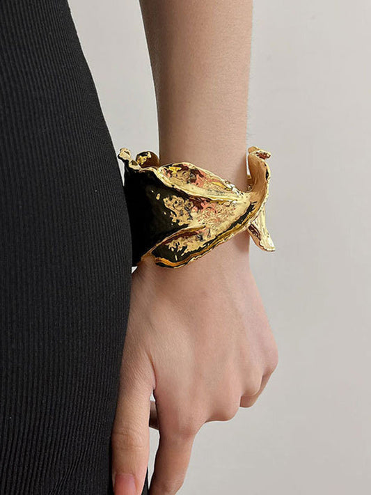 Geometric Ringent Solid Color Bracelet Accessories GOLD One_size