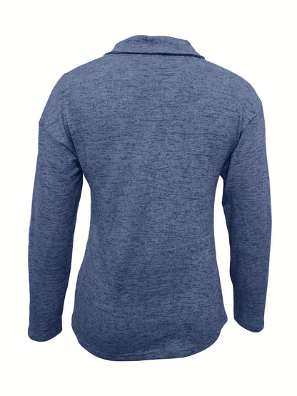Quinn | Women's Half Zip Pullover Long Sleeve Casual Top