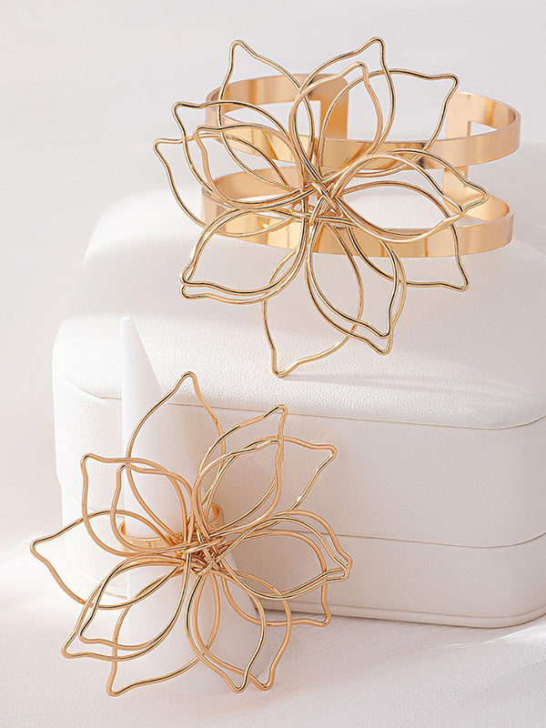 Flower Shape Bracelet Accessories + Rings Accessories