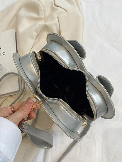 Heart Shape Split-Joint Zipper Bags Crossbody Bags Handbags