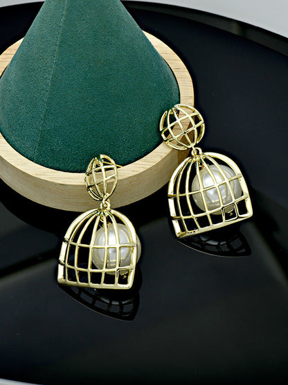 Statement Geometrische Perlen Ohrringe Accessoires 