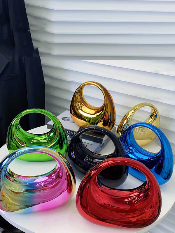 Geometric Shiny Handbags