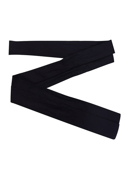 A-Line High Waisted Buttoned Pleated Ruffled Solid Color Tied Waist Lapel Mini Dresses