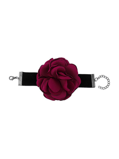 Flower Shape Bracelet Accessories RED One_size