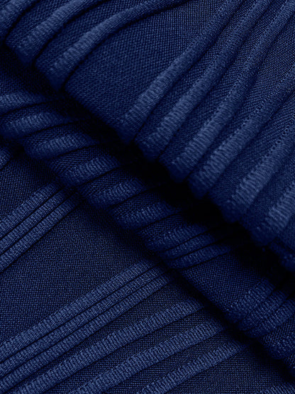 Long Sleeves Loose Solid Color Round-Neck T-Shirts