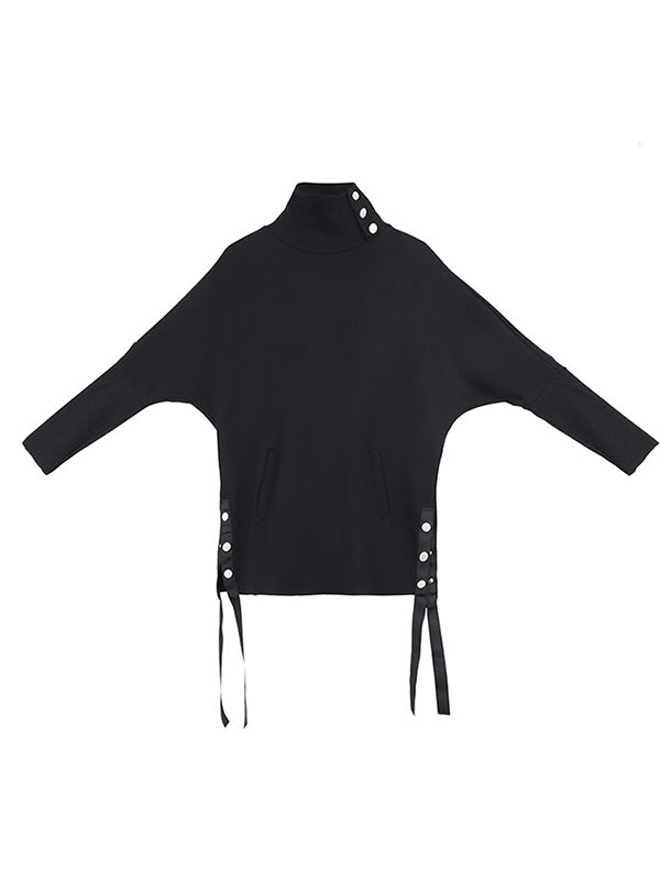 Original Solide Stehkragen T-Shirts Tops 