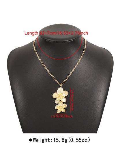 Flower Shape Necklaces Accessories + Rings Accessories