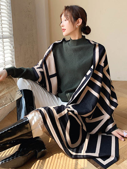 Imitation Cashmere Double-Sided Shawl