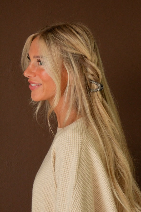 Gunmetal Claw Clip