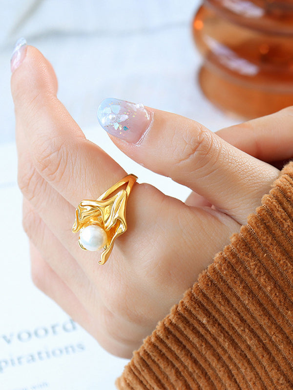 Bagues plissées irrégulières Accessoires 