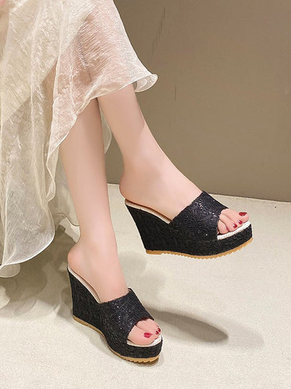 Printed Open Toe Sandals
