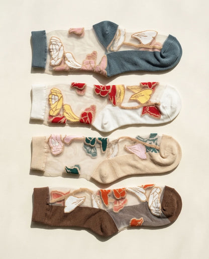 4-Pack, Fleurs in Bloom Socks