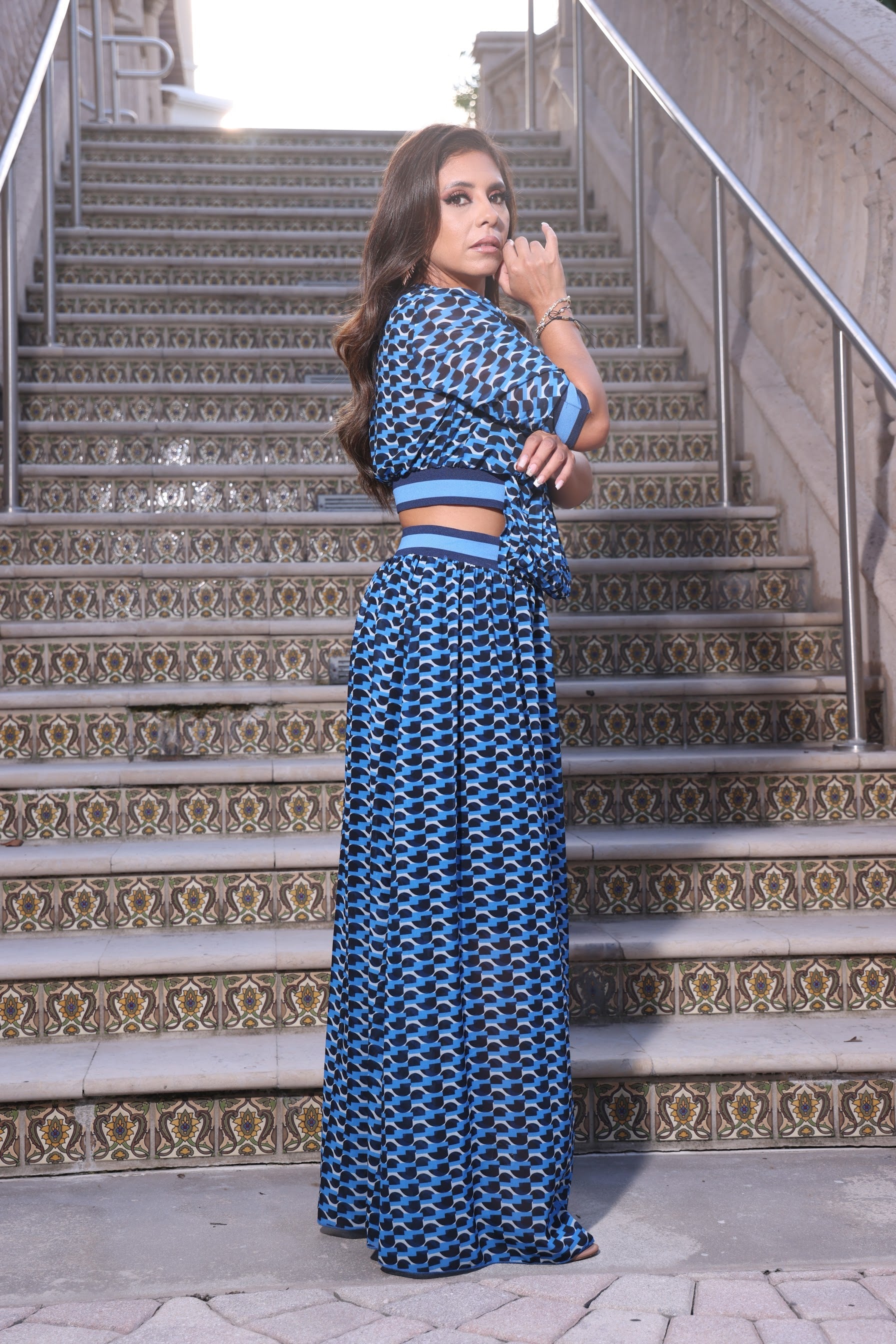 SORANO Long Sleeve Bodycon Dress