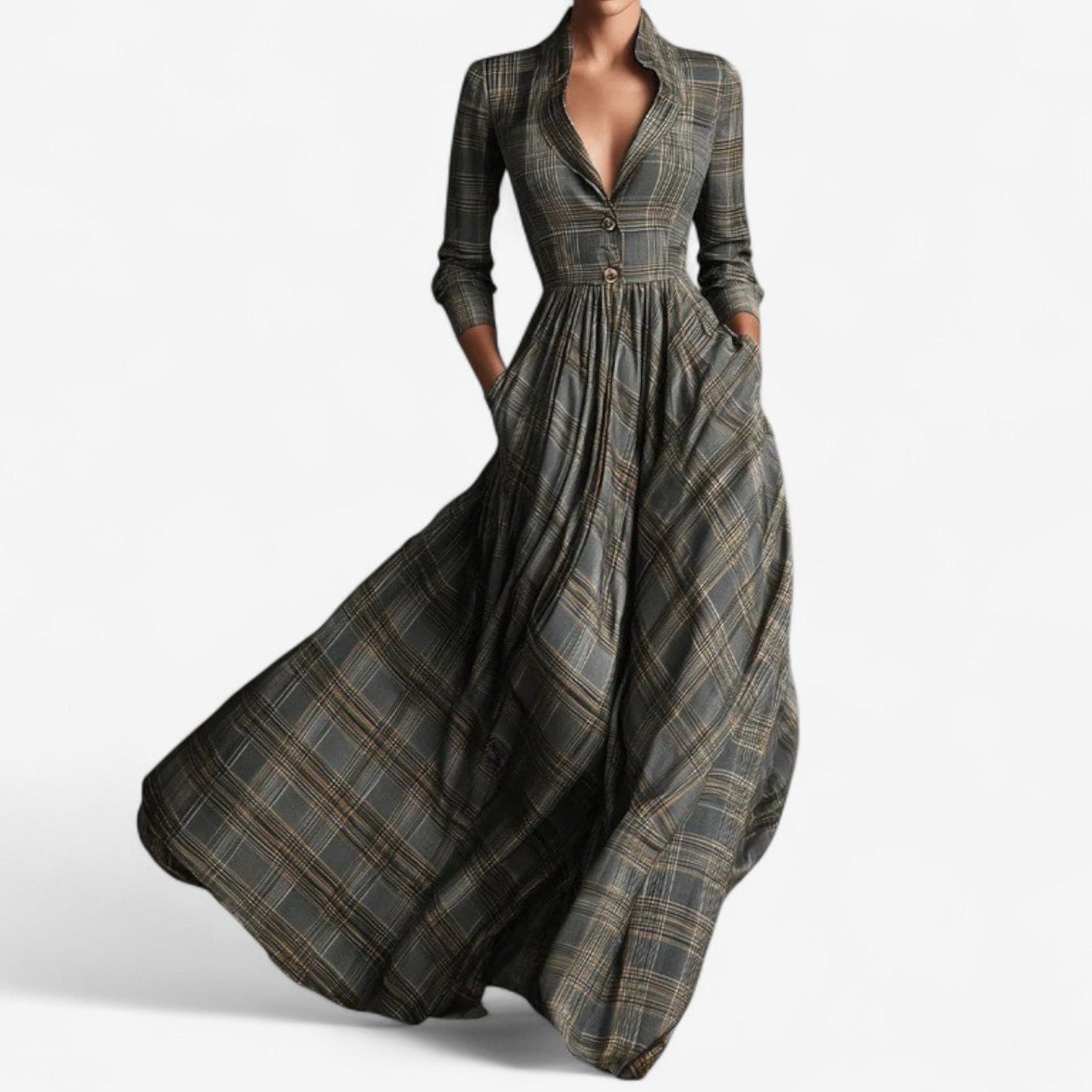 Trinity™ | Chic Chekered Dress – Esssen