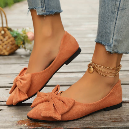 Lucinda | Women's Bow Detail Ballet Flats
