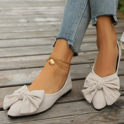 Lucinda | Women's Bow Detail Ballet Flats