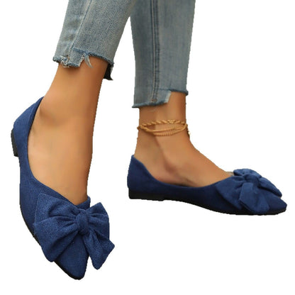 Lucinda | Women's Bow Detail Ballet Flats