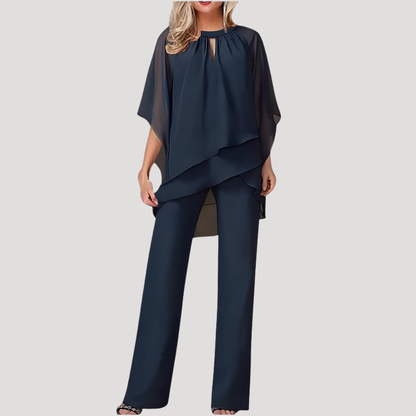 Lysander | Women's Two Piece Wide Leg Trouser Set
