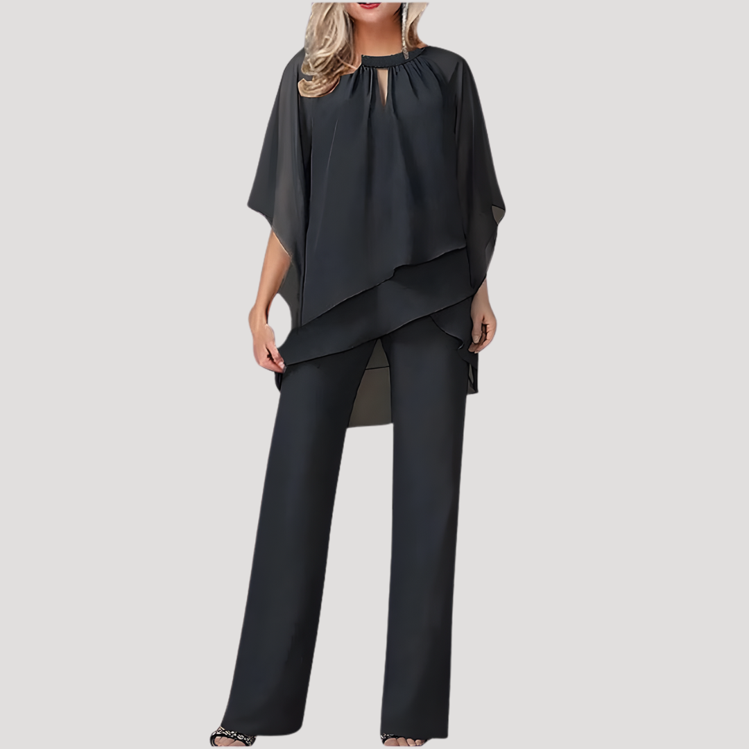 Lysander | Women's Two Piece Wide Leg Trouser Set