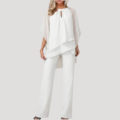 Lysander | Women's Two Piece Wide Leg Trouser Set