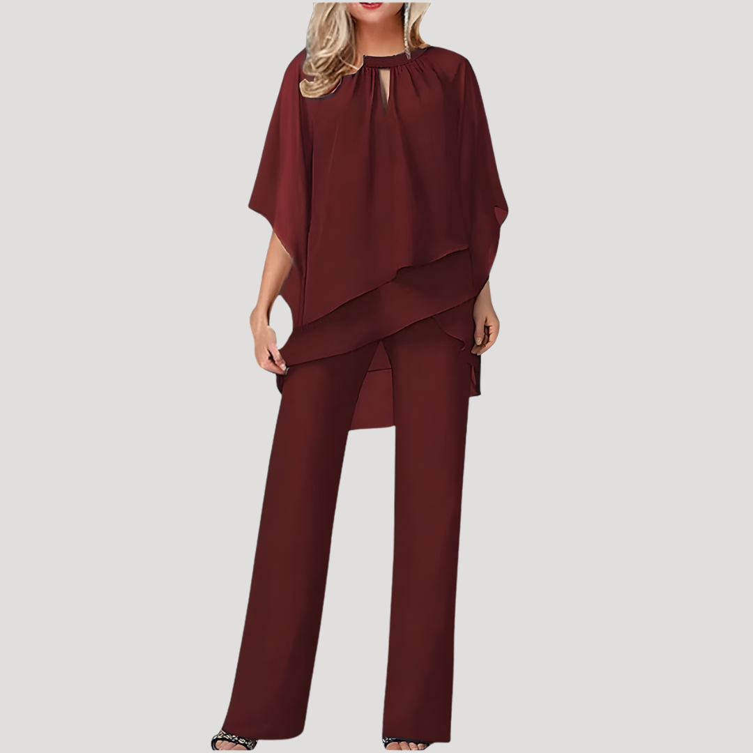 Lysander | Women's Two Piece Wide Leg Trouser Set
