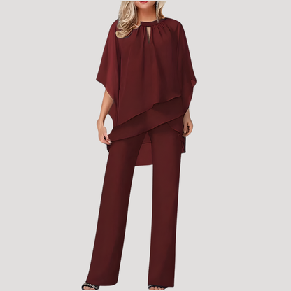 Lysander | Women's Two Piece Wide Leg Trouser Set