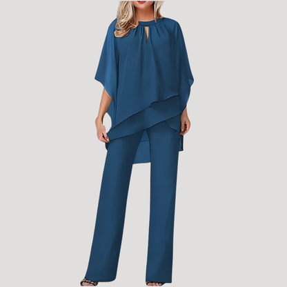 Lysander | Women's Two Piece Wide Leg Trouser Set