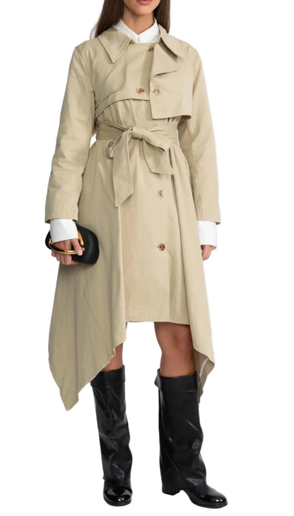 MARA Asymmetric Trench Coat
