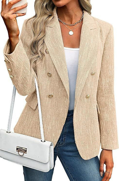 Margolaine | Women's Double Breasted Tailored Blazer