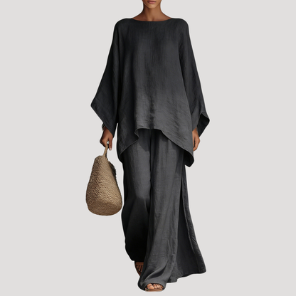Nadia | Women's Relaxed Wide Leg Co Ord Set