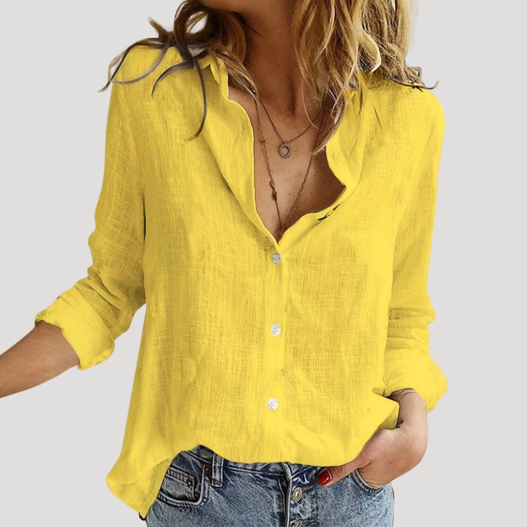 Rosalinda | Women's Relaxed Button Down Blouse