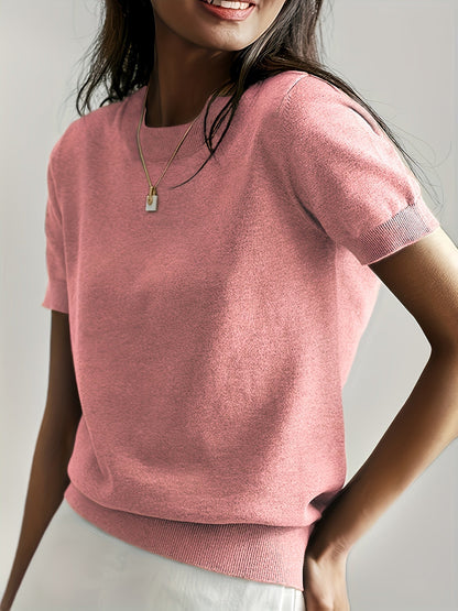 Serenity | Women's Short Sleeve Knit Sweater