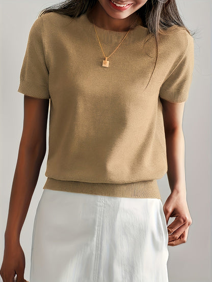 Serenity | Women's Short Sleeve Knit Sweater