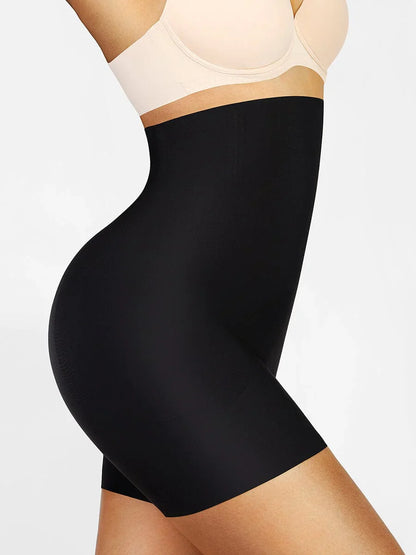 High Waisted Butt Lifter with Removable Hip Pads BLACK