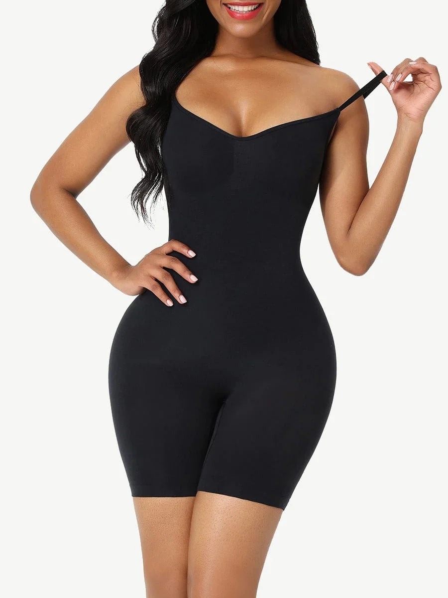 Seamless Plus Size Full Body Shaper BLACK