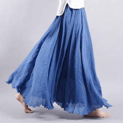 Solange | Women's Flowy Boho Maxi Skirt