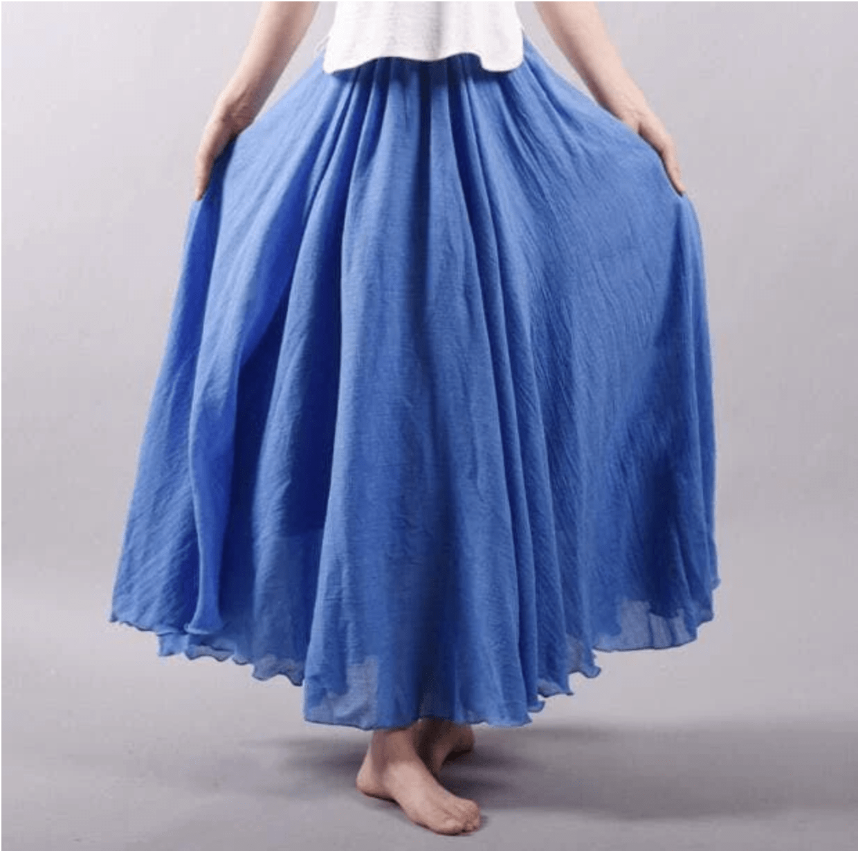 Solange | Women's Flowy Boho Maxi Skirt