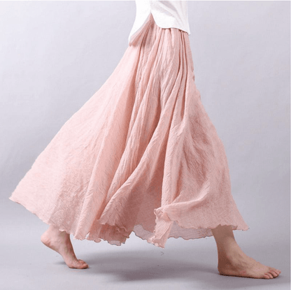 Solange | Women's Flowy Boho Maxi Skirt