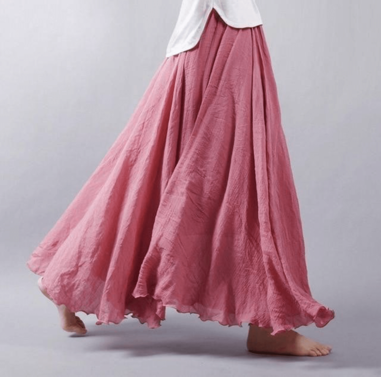 Solange | Women's Flowy Boho Maxi Skirt