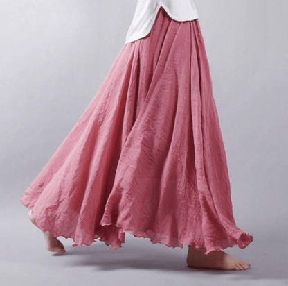 Solange | Women's Flowy Boho Maxi Skirt