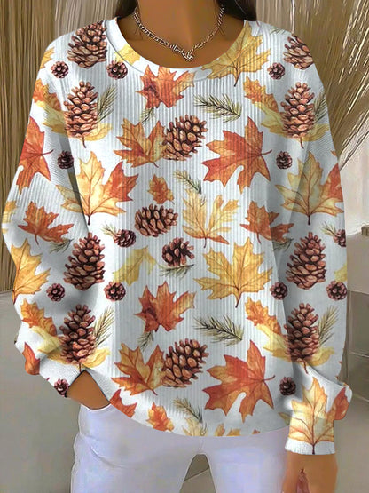 Marlowe™ | Cozy Maple Leaf Sweatshirt