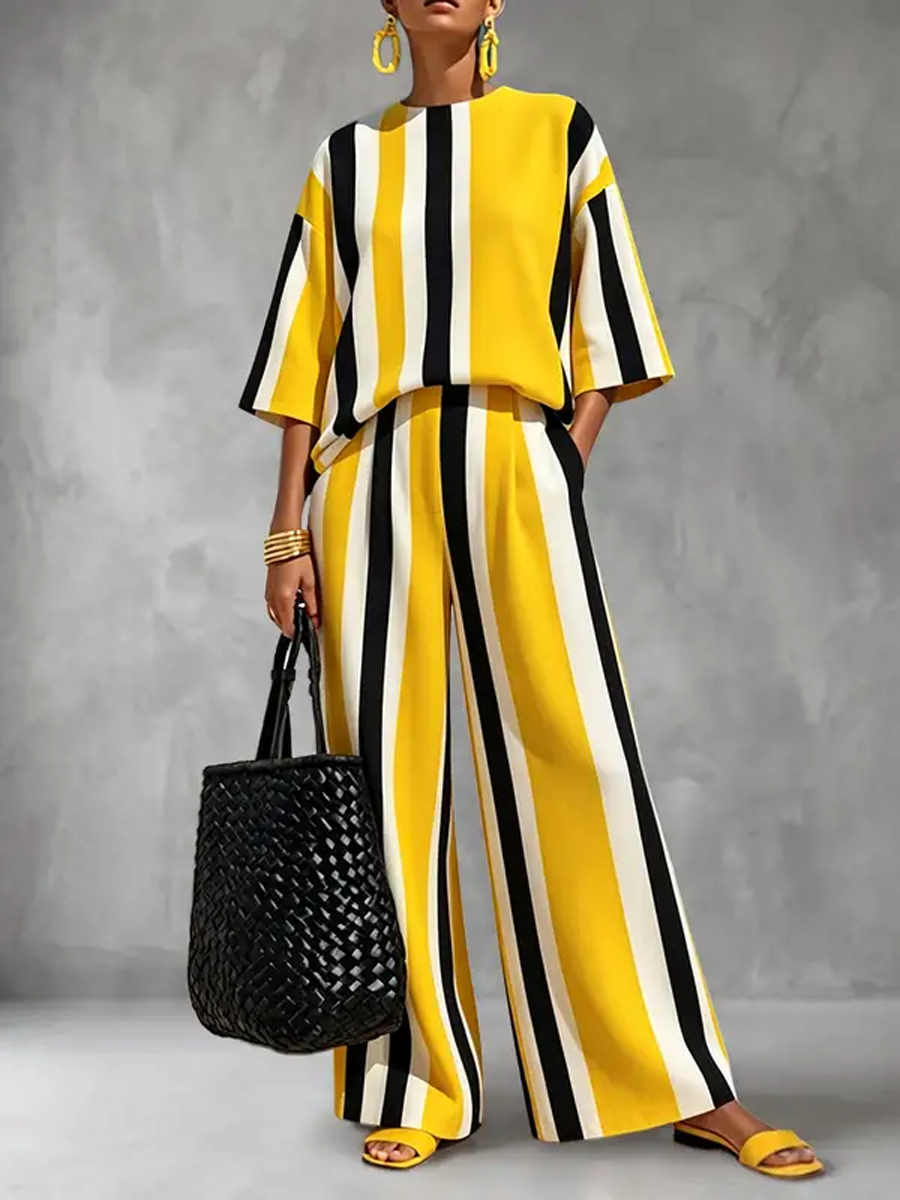 Contrast color stripe set