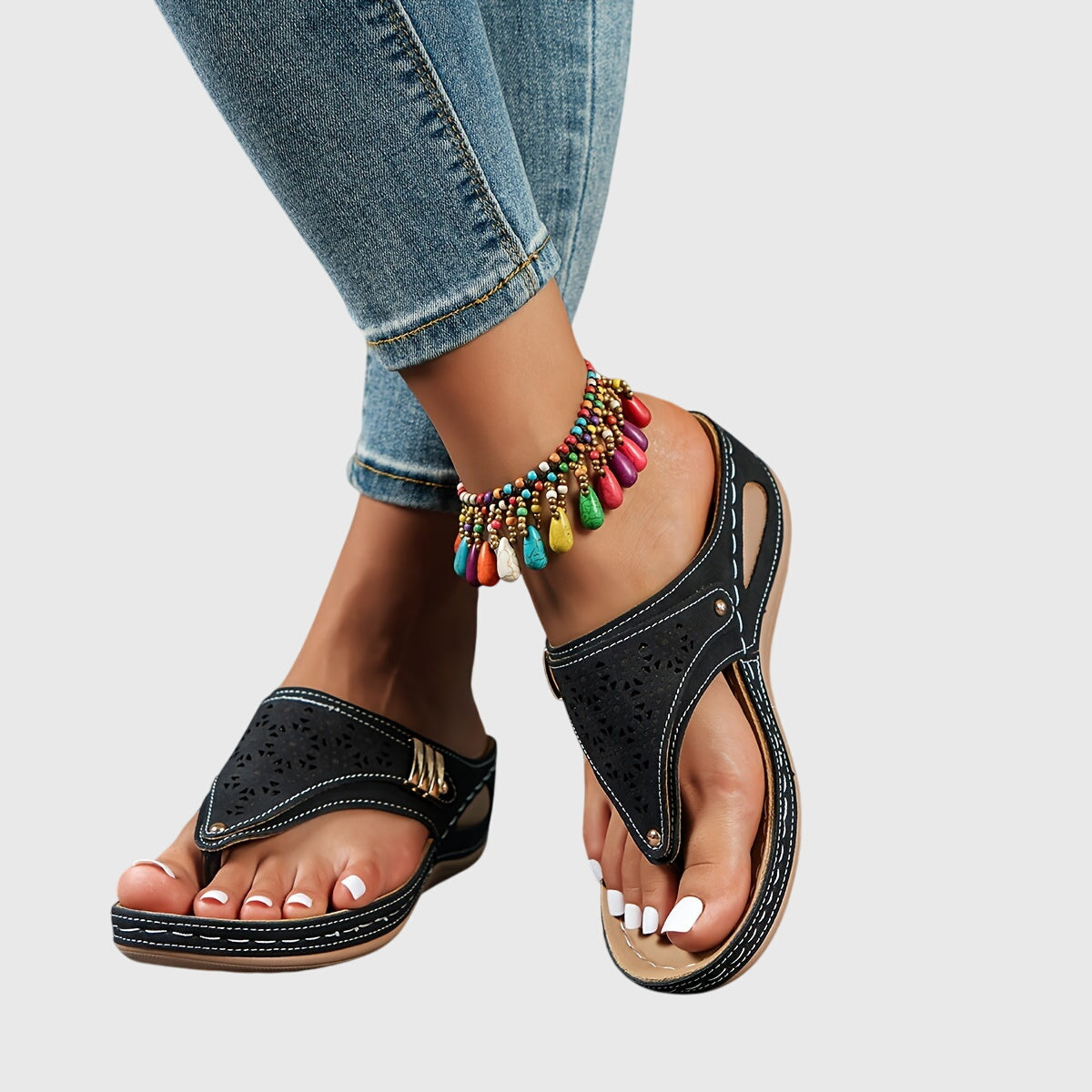 Theodoros | Women's Platform Ankle Strap Sandals