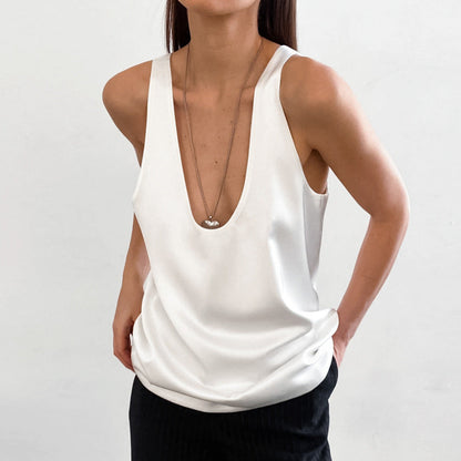 Vael | Women's Deep Scoop Neck Sleeveless Top