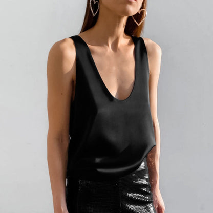Vael | Women's Deep Scoop Neck Sleeveless Top