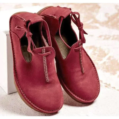 Valentina | Women's Lace Up Flat Shoes