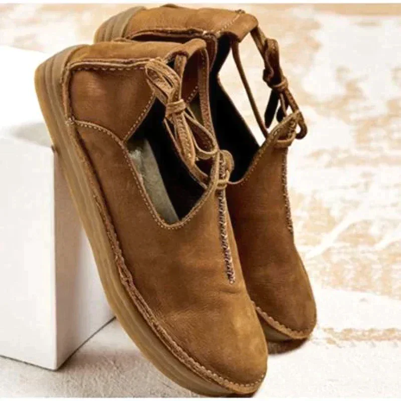 Valentina | Women's Lace Up Flat Shoes