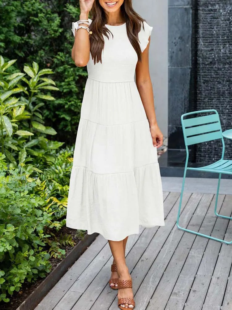 Lisette | Women's Tummy Control Draped Elegant Dress