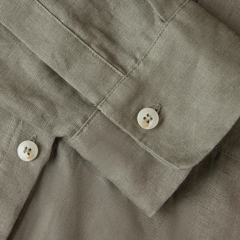 Verity | Women's Cropped Oversized Long Sleeve Button-Down Shirt